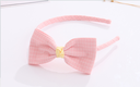 All-match Checks Gauze Kids Hair Band