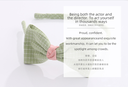 All-match Checks Gauze Kids Hair Band