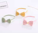 All-match Checks Gauze Kids Hair Band