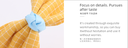 All-match Checks Gauze Kids Hair Band