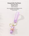Cow Costume Girl Keychain Decoration