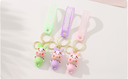 Cow Costume Girl Keychain Decoration