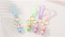 Cow Costume Girl Keychain Decoration