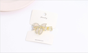 Double Bowknot Artificial Pearl Rhinestone Hair Clip
