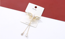 Rhinestone Artificial Pearl Dragonfly Hair Clip