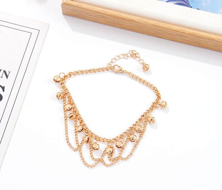 Stylish Tassel Bell Thin Anklet