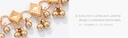 Trendy Rhombus Bead Anklet
