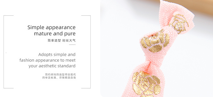 Delicate Rose Butterfly Unicorn Hair Tie