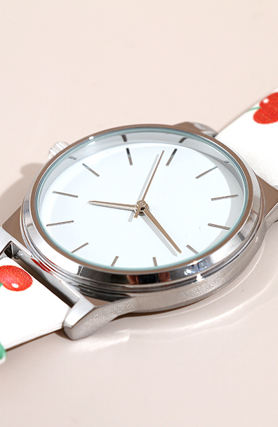 Cherry Strap Stylish Watch