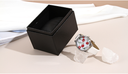 Cherry Dial Stylish Watch