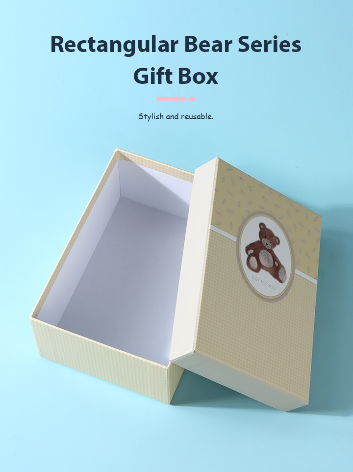 Rectangular Bear Series Gift Box (S)