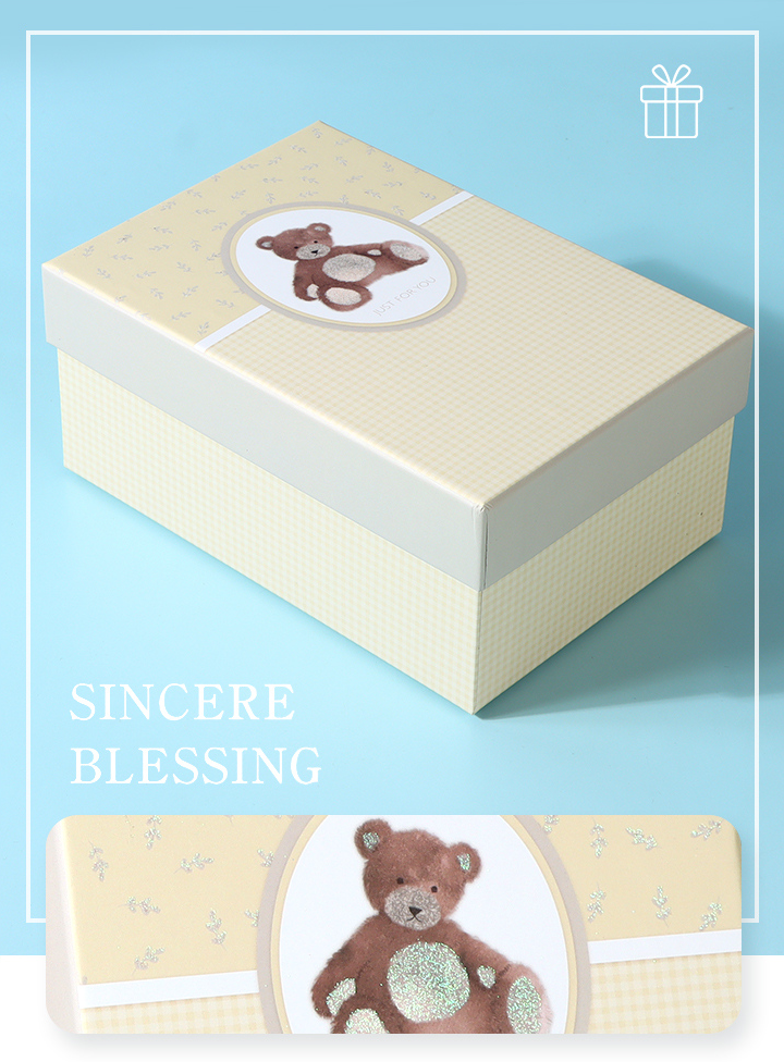Rectangular Bear Series Gift Box (M)