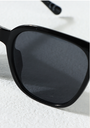 Classic Series Pearl Embellished Women's Sunglasses (Black)