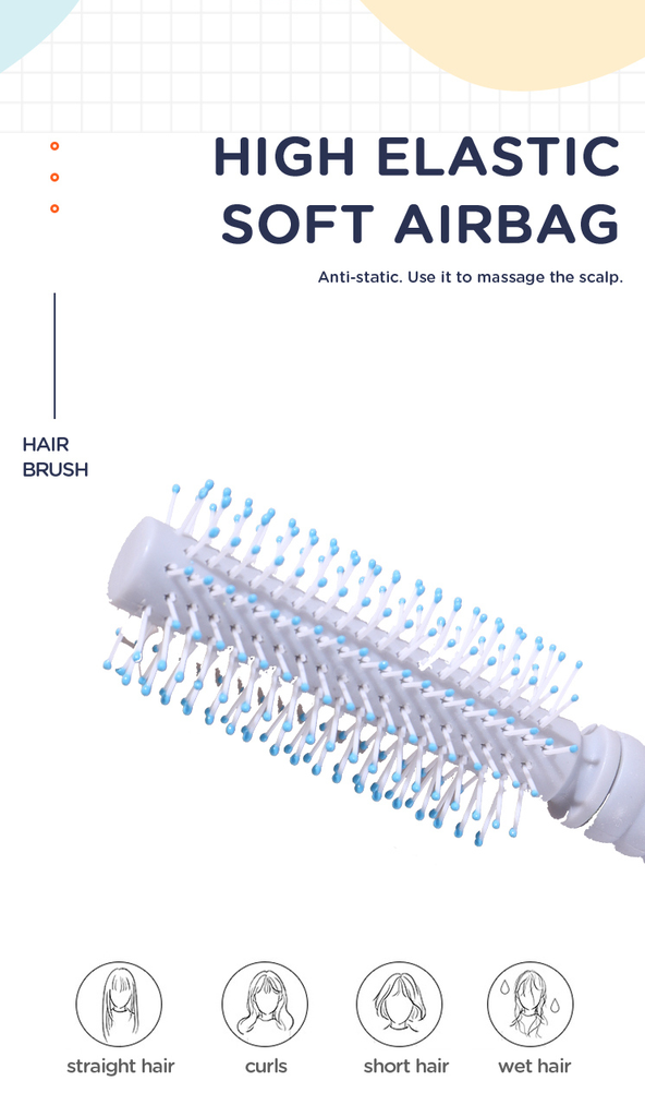 Cream Series Curly Hair Brush