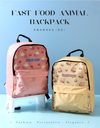 Fast Food Animal Backpack