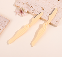  Color Series Folding Eyebrow Razor 2Pcs (Yellow)