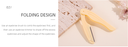  Color Series Folding Eyebrow Razor 2Pcs (Yellow)