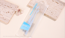 Color Series Double Head Eyebrow Razor 2Pcs (Blue)