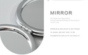 Portable Round Makeup Mirror (Glitters Series - Fruit 1)