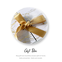 White Marble Pattern Double Lids Gift Box (S)
