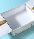 White Marble Pattern Double Lids Gift Box (S)