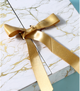 White Marble Pattern Double Lids Gift Box (S)