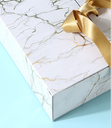 White Marble Pattern Double Lids Gift Box (S)