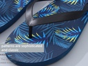 Tropical Print Collection Men's Flip Flops - X