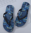Tropical Print Collection Men's Flip Flops - X