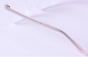 Light-Weight Square Round Frame Blue Light Blocking Glasses (Transparent Pink)