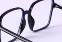 Light-Weight Large Square Frame Blue Light Blocking Glasses (Black)