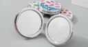 Portable Round Makeup Mirror (Glitters Series - Fruit 1)