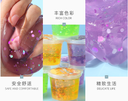 Glitter crystal clay