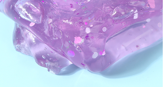Glitter crystal clay