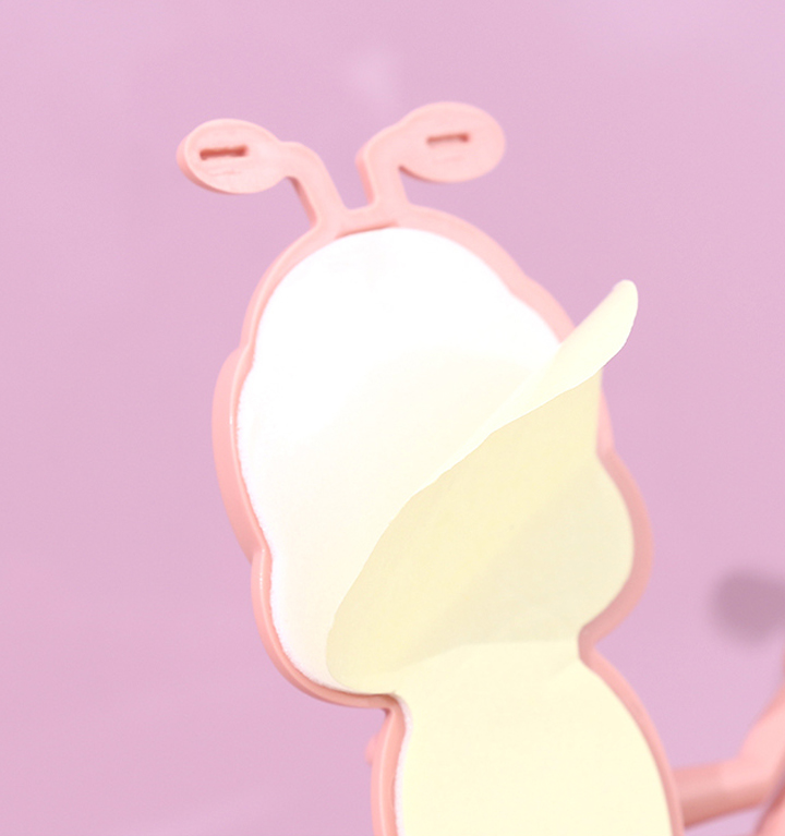 Ant with Multiple Legs Adhesive Hook (White/Pink)