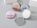 Portable Round Makeup Mirror (Glitters Series - Fruit 2)