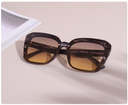 Rimless fashion sunglasses