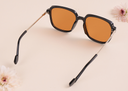 Metal hybrid sunglasses