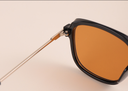 Metal hybrid sunglasses