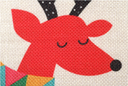 Cotton Linen Throw Pillow (Deer)