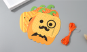 Halloween DIY Pumpkin Hanging Decoration Set (Yellow)