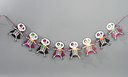 Halloween DIY Ghost Hanging Decoration Set (Black&White)