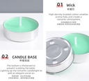 Scented Tealight (18 Pcs) (153g/5.4oz.) (Summer Garden)