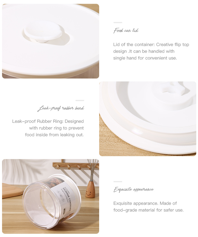 Round Airtight Food Storage Container (700ml)