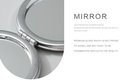 Portable Round Makeup Mirror (Glitters Series - Fruit 2)