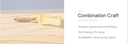 Wooden Business Card Organizer with Adjustable Dividers (Wood Color)