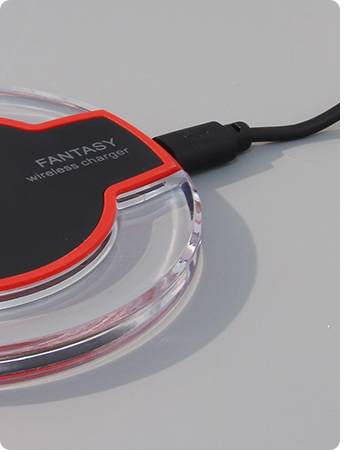 Wireless Charger-K9 (5V 1A)(Red and Black)