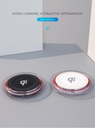 Wireless Charger-Q6 (5V 1A)(Black with Red Rim)