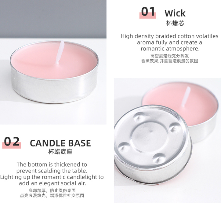 Scented Tealight (18 Pcs) (153g/5.4oz.) (Red Peony)