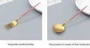 Gold-Plated Stainless Steel Dinner Spoon/Fork (Black and Gold/Pink and Gold)